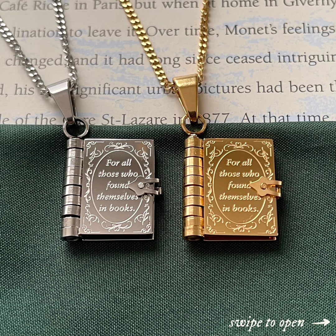 Book Lover Necklace