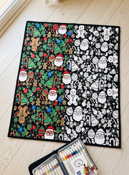 WhereBookShines™ Christmas Coloring Blanket
