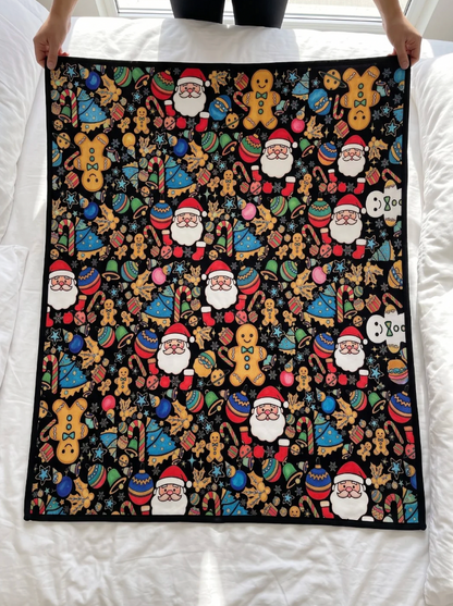 WhereBookShines™ Christmas Coloring Blanket