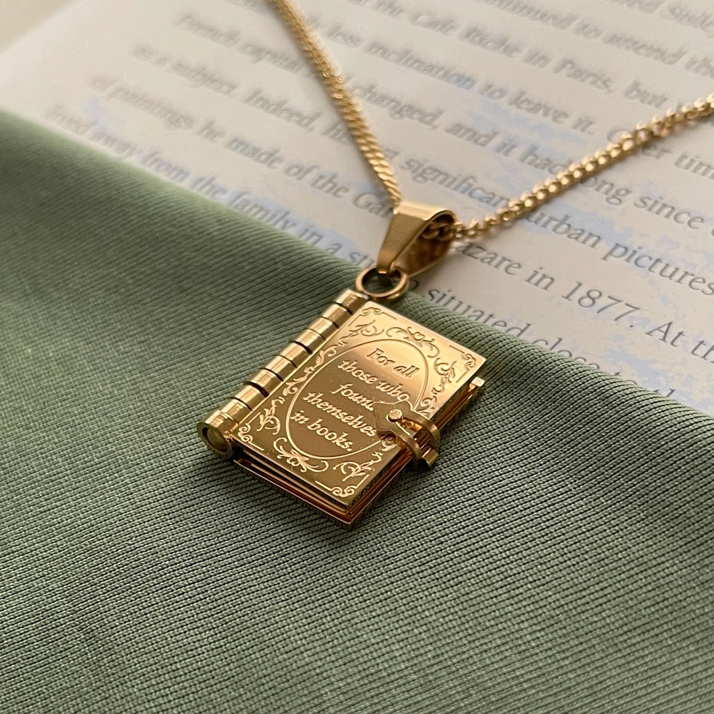 Book Lover Necklace